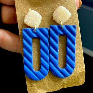 Monticello clay earrings